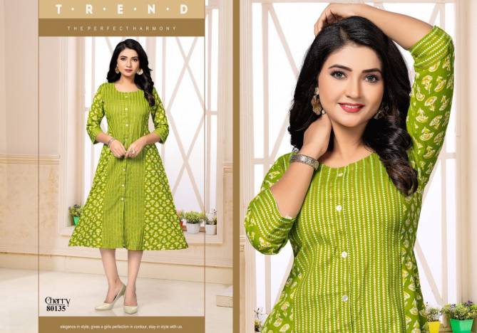 Cherry By Mayra 81031 To 80136 Printed Kurtis Catalog